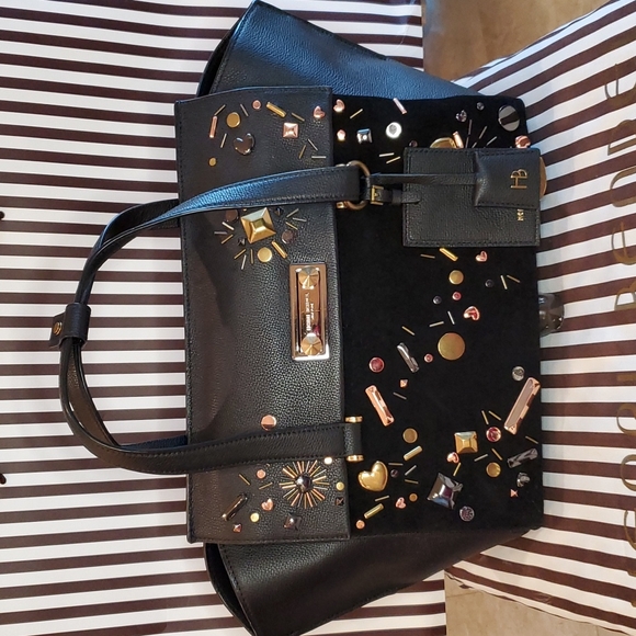 henri bendel Handbags - HENRI BENDEL NWT BIJOUX JEWELED SATCHEL! RARE FIND!!!❤⭐❤⭐❤⭐